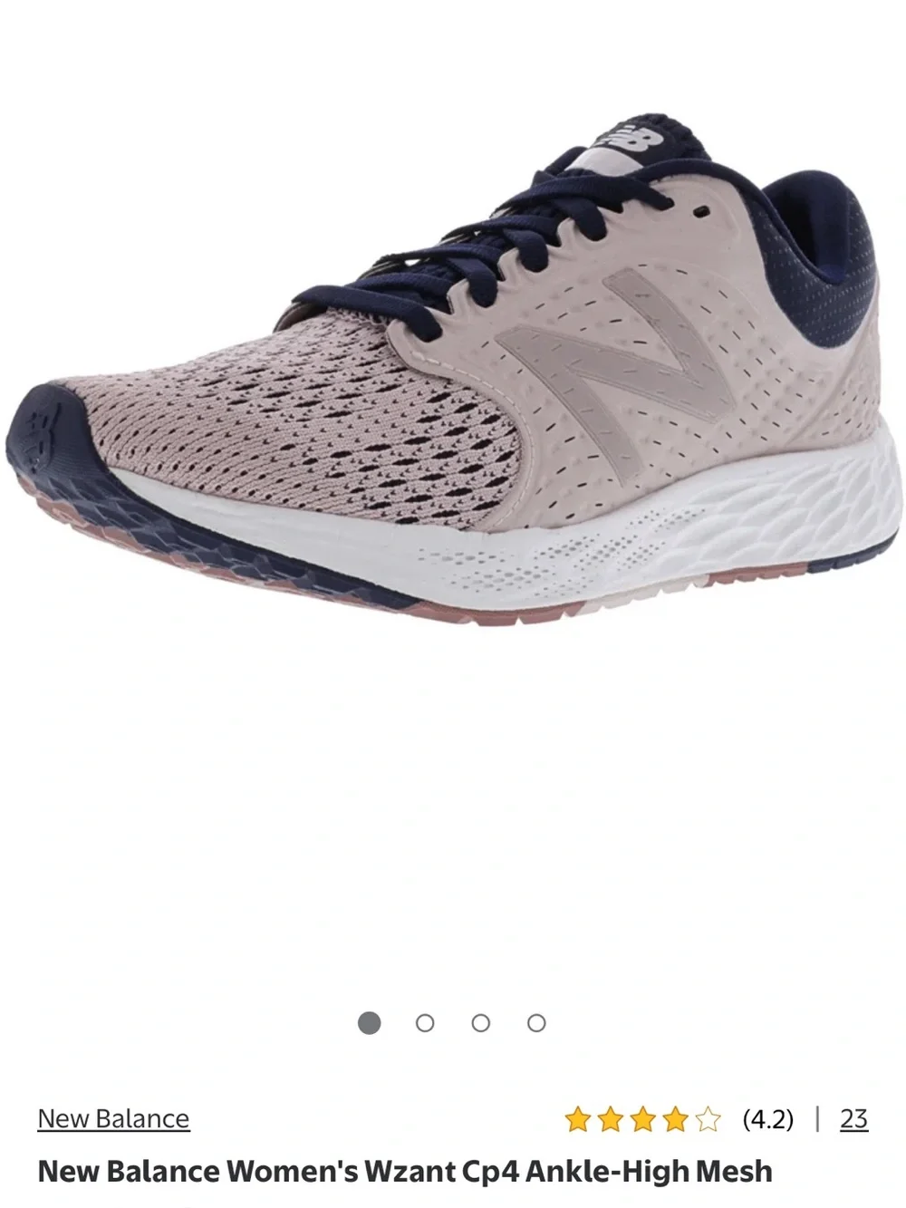 New Balance light pink